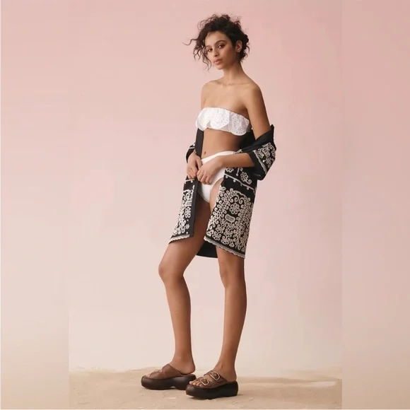 SOLD - Anthropologie Maeve Short-Sleeve Collared Mini Shirt Dress - Picture 4 of 15